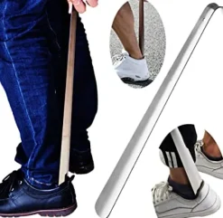Sale Calzante in Metallo Satinato Calza Scarpe lungo 40cm Calzanti Classici
