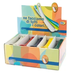 Fashion Calzascapre in Plastica 15cm Confezione 100 calzanti colorati - per Negozi Calzanti Classici