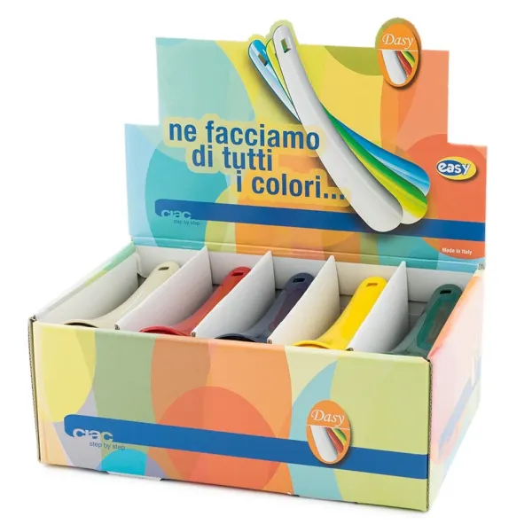 Fashion Calzascapre in Plastica 15cm Confezione 100 calzanti colorati - per Negozi Calzanti Classici