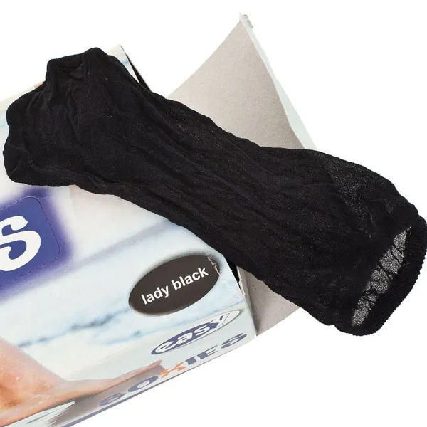 Sale Calze Usa e Getta Prova Scarpe Negozi di Calzature 100pz Neri Calze E Calzini