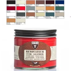 New Crema per Divani in Pelle e Interni Auto Rinnova e Lucida il Colore - Avel 275ml Colori Per Rinnovare Borse|Lucido Per Sedili In Pelle