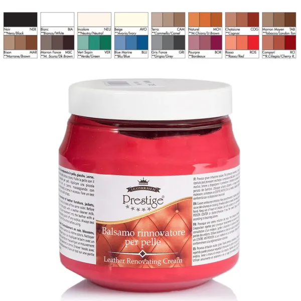 Discount Crema per Rinnovare il Colore dei Sedili Auto in Pelle - 250ml Colori Per Rinnovare Borse