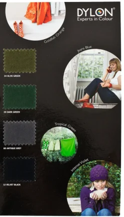 Best Dylon Tintura per Tessuti in Lavatrice a 40° Cotone Lino Viscosa tutti i colori Tinture Per Tessuti