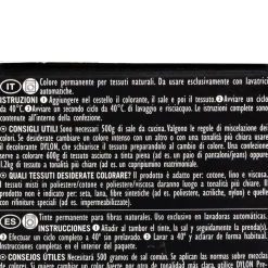Best Dylon Tintura per Tessuti in Lavatrice a 40° Cotone Lino Viscosa tutti i colori Tinture Per Tessuti