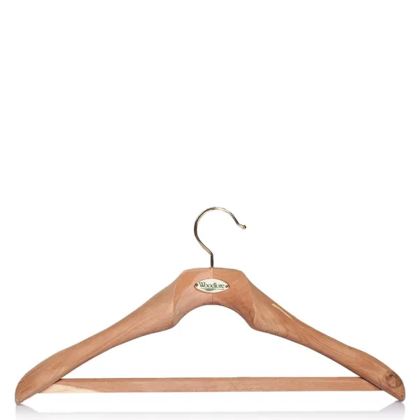 Fashion Gruccia Appendi Abiti in Legno di Cedro Pregiato Sagomata - Contoured Hanger Cassette Porta Lucidi Da Scarpe