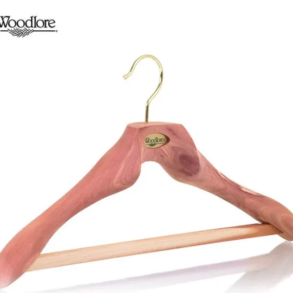 Fashion Gruccia Appendi Abiti in Legno di Cedro Pregiato Sagomata - Contoured Hanger Cassette Porta Lucidi Da Scarpe