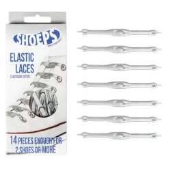 Discount Lacci da Scarpe Elastici in Silicone Silver - Mai più Scarpe Slacciate Lacci Da Scarpe In Silicone