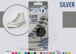 Discount Lacci da Scarpe Elastici in Silicone Silver - Mai più Scarpe Slacciate Lacci Da Scarpe In Silicone