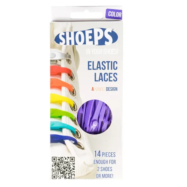 Discount Lacci da Scarpe Elastici in Silicone Viola - Mai più Scarpe Slacciate Lacci Da Scarpe In Silicone
