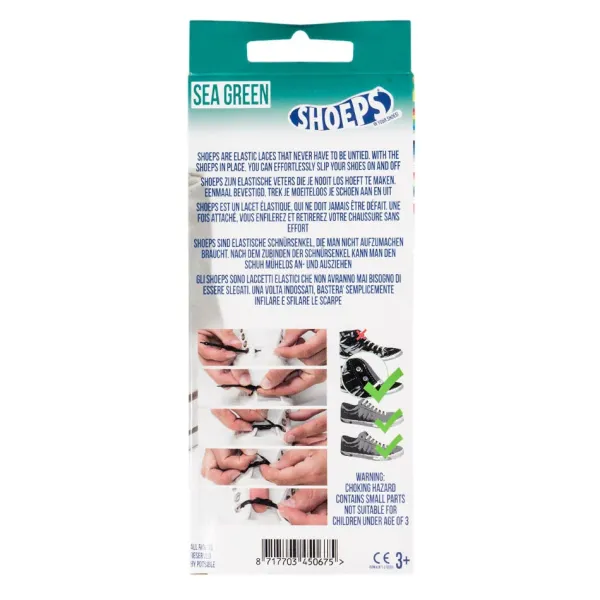 Fashion Lacci da Scarpe Elastici in Silicone Verde Acqua - Mai più Scarpe Slacciate Lacci Da Scarpe In Silicone