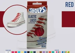 Fashion Lacci da Scarpe Elastici in Silicone Rossi - Mai più Scarpe Slacciate Lacci Da Scarpe In Silicone