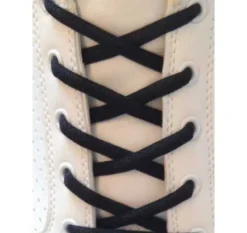 Clearance Lacci per Scarpe Neri Ovali - Stringhe per Sneakers Lacci Da Scarpe Ovali 7mm