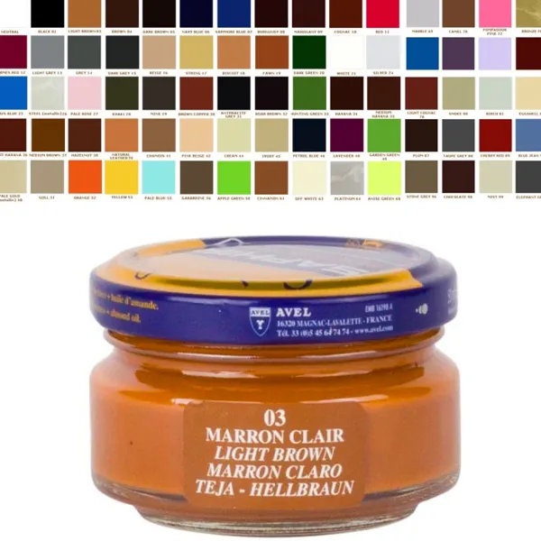 Hot Lucido per Scarpe in Pelle Crema Rinnova Colore - Shoe Cream Lucidi E Creme