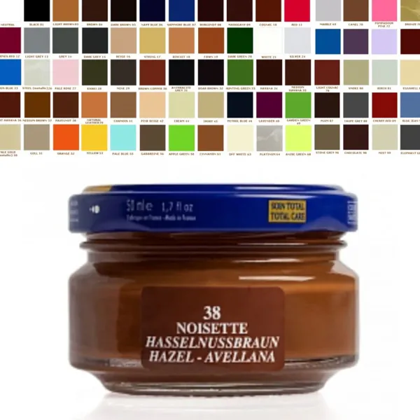 Hot Lucido per Scarpe in Pelle Crema Rinnova Colore - Shoe Cream Lucidi E Creme