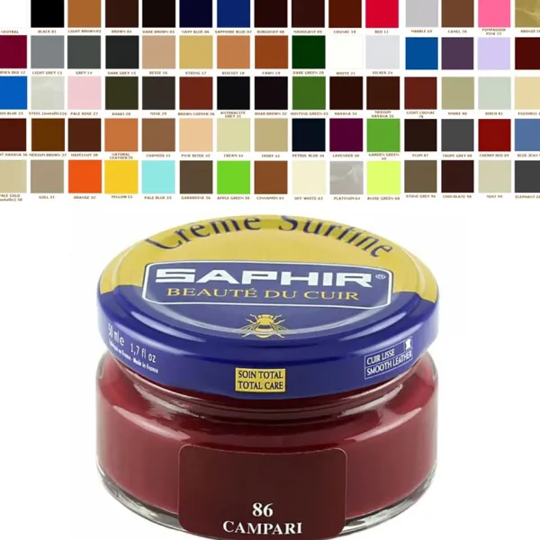 Hot Lucido per Scarpe in Pelle Crema Rinnova Colore - Shoe Cream Lucidi E Creme