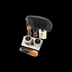 Outlet Necessaire da Viaggio porta Lucidi da Scarpe - Trousse Business Noire Set Pulizia Scarpa|Lucidi E Creme