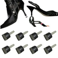 New Tacchi a Spillo Rotondi Neri per Scarpe da Donna 25 Paia Tacchi Da Scarpe