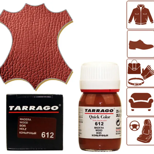 Hot Tintura Rinnova Colore per Interni Auto e Volante in Pelle Liscia - Quick Color Colori Per Rinnovare Borse|Tintura Per Pelle Liscia